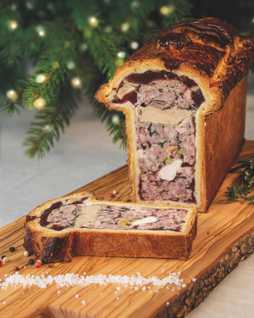 PATÉ EN CROUTE D'OIE AUX AIRELLES
