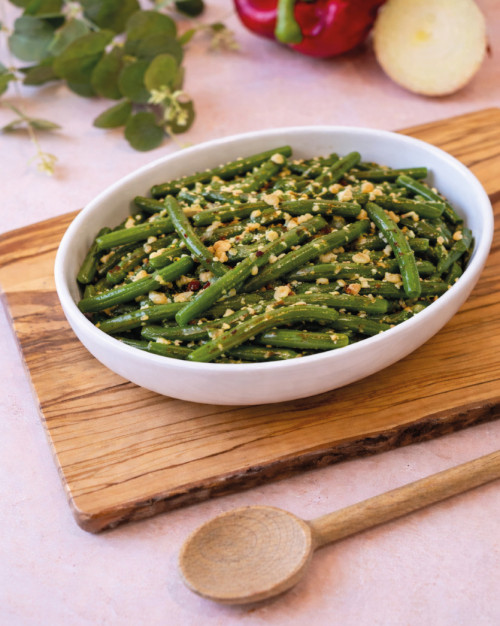 HARICOTS VERTS EN PERSILLADE - 1 personne