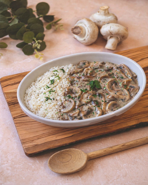 POÊLÉE DE CHAMPIGNONS A LA CRÈME - 3 personnes
