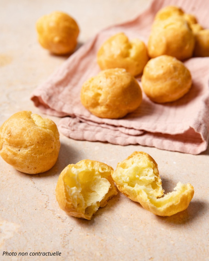 PLATEAU DE 20 GOUGÈRES AU COMTÉ, BÉCHAMEL À  LA TOMME DE SAVOIE