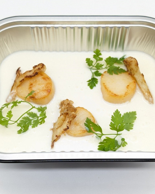 NOIX DE SAINT JACQUES POELÉES AU CERFEUIL NOEL