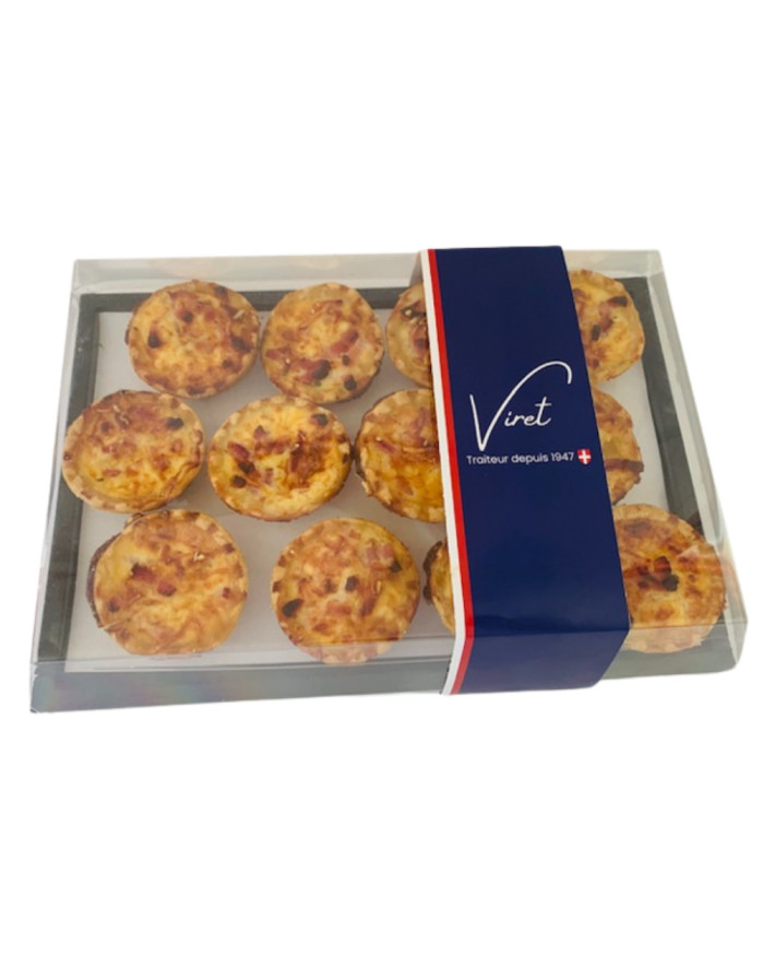 PLATEAU 24 TARTELETTES QUICHE LORRAINE