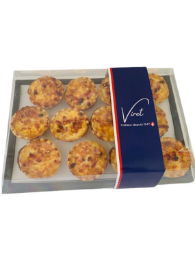 PLATEAU 12 TARTELETTES QUICHE LORRAINE