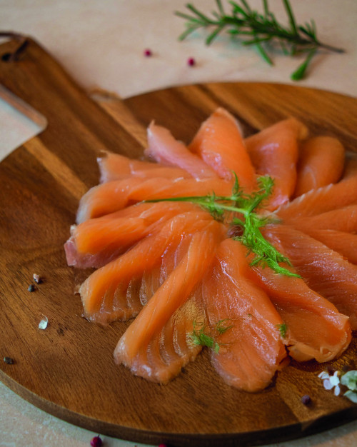 FINES DÉCOUPES DE SAUMON FUMÉ - 400g