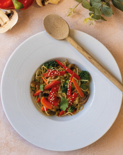 WOK DE NOUILLES AUX LÉGUMES - 1 personne