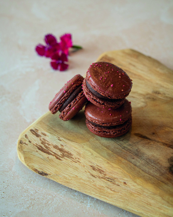 MACARONS CHOCOLAT - 8 PIÈCES