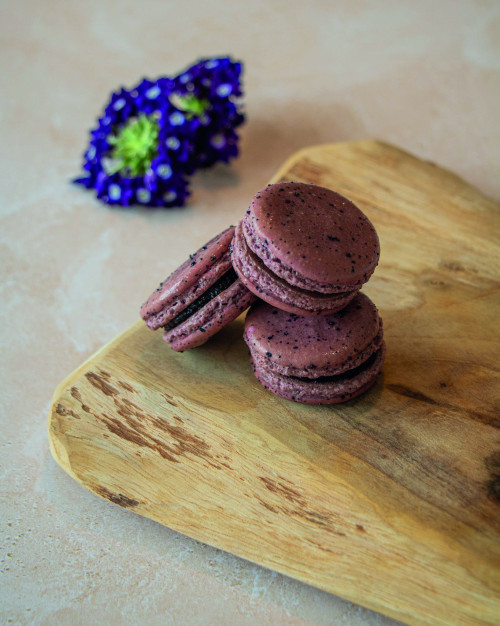 MACARONS CASSIS - 8 PIÈCES