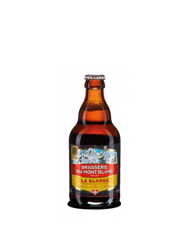 BIÈRE BLONDE 5.8° - BRASSERIE DU MONT BLANC - 33cl