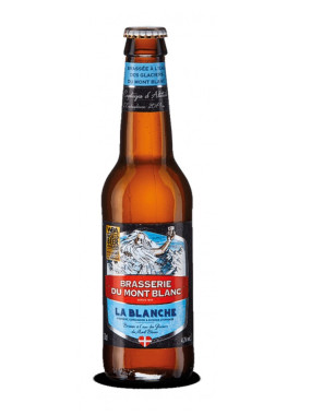 BIÈRE BLANCHE 4.7° - BRASSERIE DU MONT BLANC - 33cl