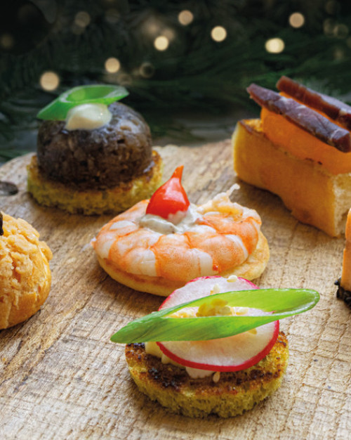 PIÈCES APÉRITIVES SALÉES FROIDES - 48 PIÈCES